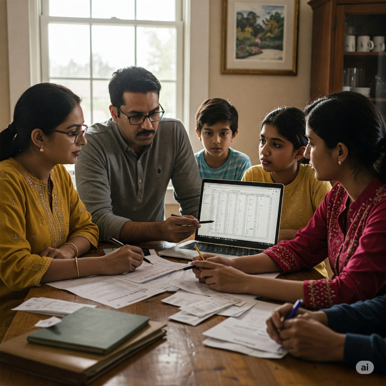 Gestión de recursos en familia